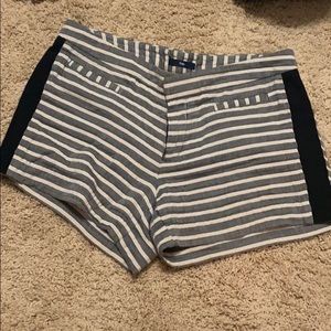 striped shorts